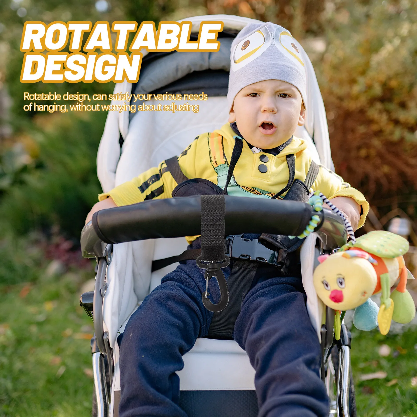 6Pcs Rotating Stroller Hooks for Diaper Bags Baby Carriage Hanging Clips Heavy Duty 360 Degree Swivel Hook Organizer
6Pcs Rotating Stroller Hooks for Diaper Bags Baby Carriage Hanging Clips Heavy Duty 360 Degree Swivel Hook Organizer