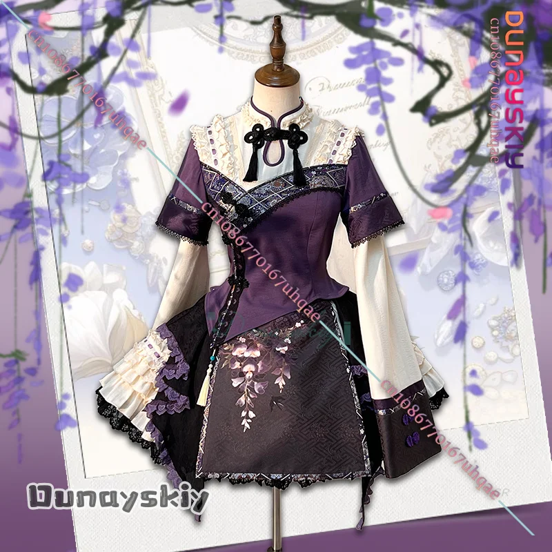 Новое платье Лолиты в китайском стиле с цветком глицинии Cheongsam Harajuku, милые модные наряды для девочек и женщин на Хэллоуин, осень {SAIKOU}
Новое платье Лолиты в китайском стиле с цветком глицинии Cheongsam Harajuku, милые модные наряды для девочек и женщин на Хэллоуин, осень {SAIKOU}