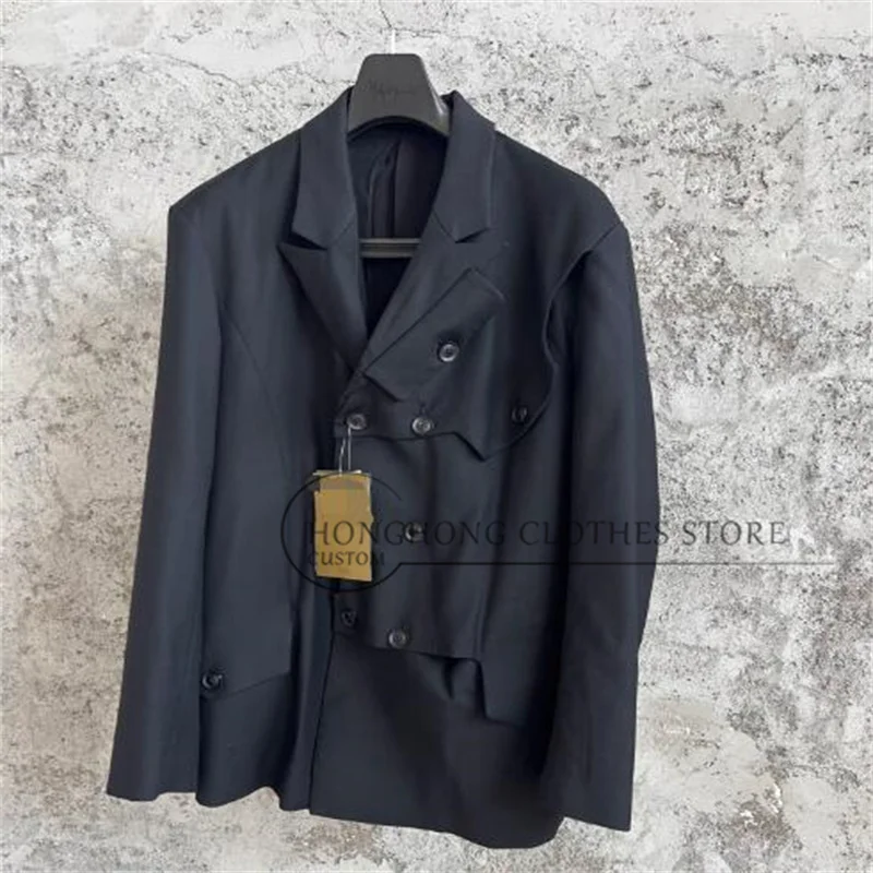Deconstructed multi-button fine-woven anti-wrinkle fabric casual suit black jacket S-6XL! High-quality custom men's clothing
Deconstructed multi-button fine-woven anti-wrinkle fabric casual suit black jacket S-6XL! High-quality custom men's clothing