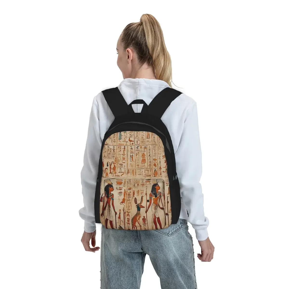 Ancient Egypt Mural Egyptian Mythology Backpack Boys Girls BookBag Kids School Bag Computer Shoulder Bags for Men Women
Ancient Egypt Mural Egyptian Mythology Backpack Boys Girls BookBag Kids School Bag Computer Shoulder Bags for Men Women