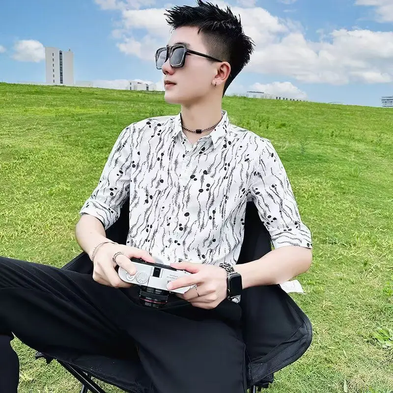 2026 New Men's Summer Short Sleeve Shirt Casual Fashion Ice Silk Shirt Trendy Comfortable Top
2026 New Men's Summer Short Sleeve Shirt Casual Fashion Ice Silk Shirt Trendy Comfortable Top