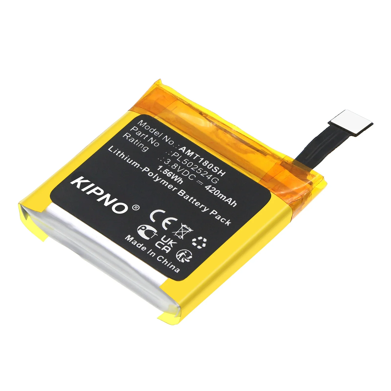420mAh Battery For Amazfit PL502524G PL502524V PL512524G A1918 A1808 A1818 A1807 Nexus GTR47 T-rex Verge Lite A1811 A1801
420mAh Battery For Amazfit PL502524G PL502524V PL512524G A1918 A1808 A1818 A1807 Nexus GTR47 T-rex Verge Lite A1811 A1801