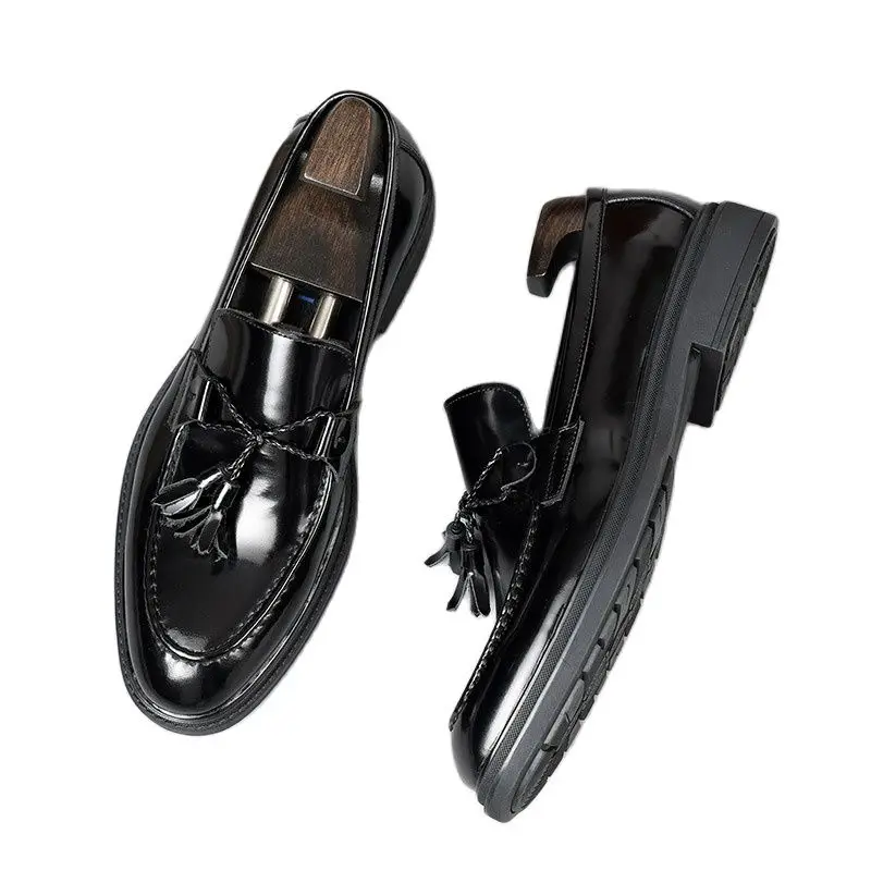 Quality Slip On Tassel Real Leather Casual Business Men Shoes High Grade Office Work Shoes England Tready Luxury comfort Shoes
Quality Slip On Tassel Real Leather Casual Business Men Shoes High Grade Office Work Shoes England Tready Luxury comfort Shoes