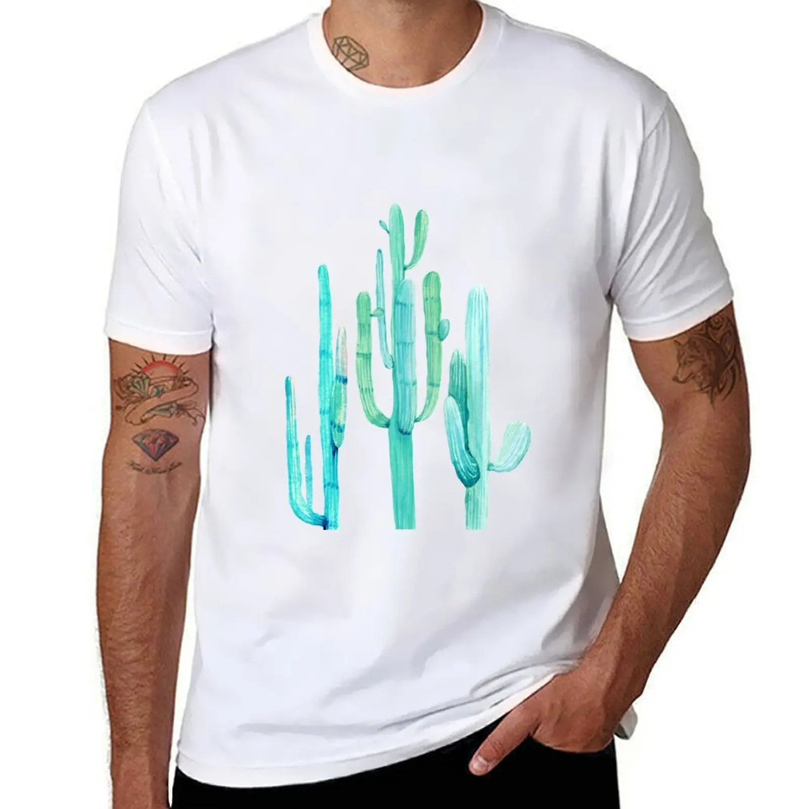 Футболка Pretty Cactus Turquoise Desert Cacti Wall Art Three Amigos, футболки для мужчин, футболки с рисунком, хлопковая футболка, пакет футболок
Футболка Pretty Cactus Turquoise Desert Cacti Wall Art Three Amigos, футболки для мужчин, футболки с рисунком, хлопковая футболка, пакет футболок