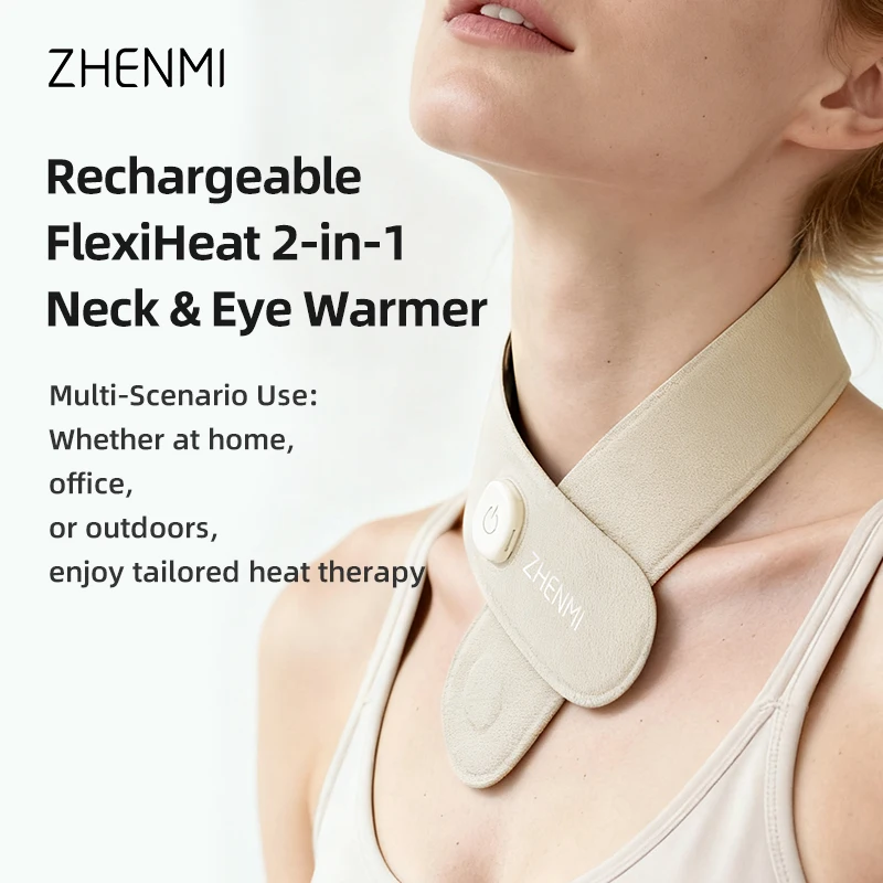 ZHENMI FlexiHeat 2-в-1 грелка для шеи и глаз. Перезаряжаемая грелка USB-C с 3 настройками нагрева, легкая конструкция на весь день
ZHENMI FlexiHeat 2-в-1 грелка для шеи и глаз. Перезаряжаемая грелка USB-C с 3 настройками нагрева, легкая конструкция на весь день