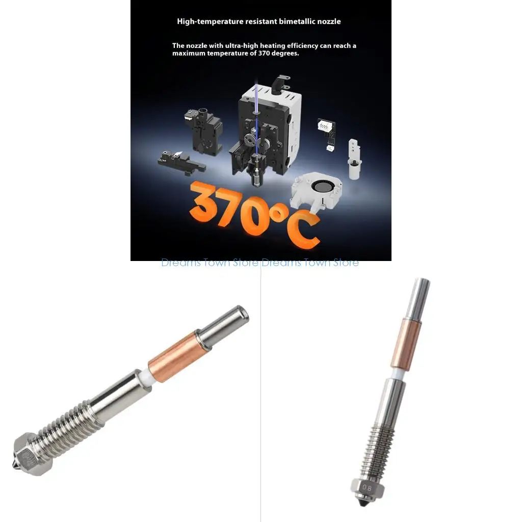 HX6A Engineered Metal Nozzle For Improved Print Accuracy And Durability