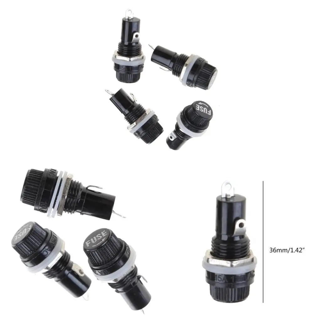 10 Pcs AC 250V 13A Electrical Panel Mounted 5x20mm Holder For Radio Auto St
10 Pcs AC 250V 13A Electrical Panel Mounted 5x20mm Holder For Radio Auto St