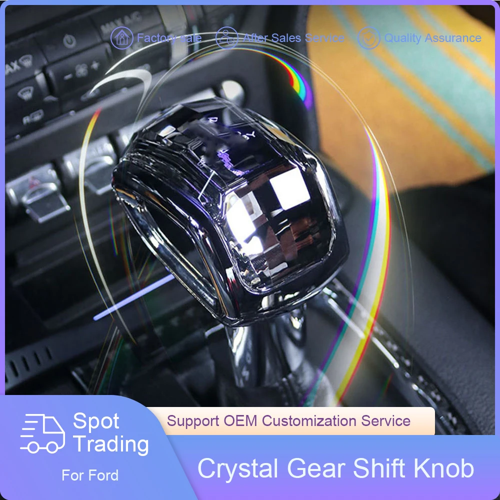 For Ford Mustang 2015-2022 Crystal RGB Ambient Light Gear shift Head Collar Knob Cover Case Mustang Shift Knob Shell
For Ford Mustang 2015-2022 Crystal RGB Ambient Light Gear shift Head Collar Knob Cover Case Mustang Shift Knob Shell