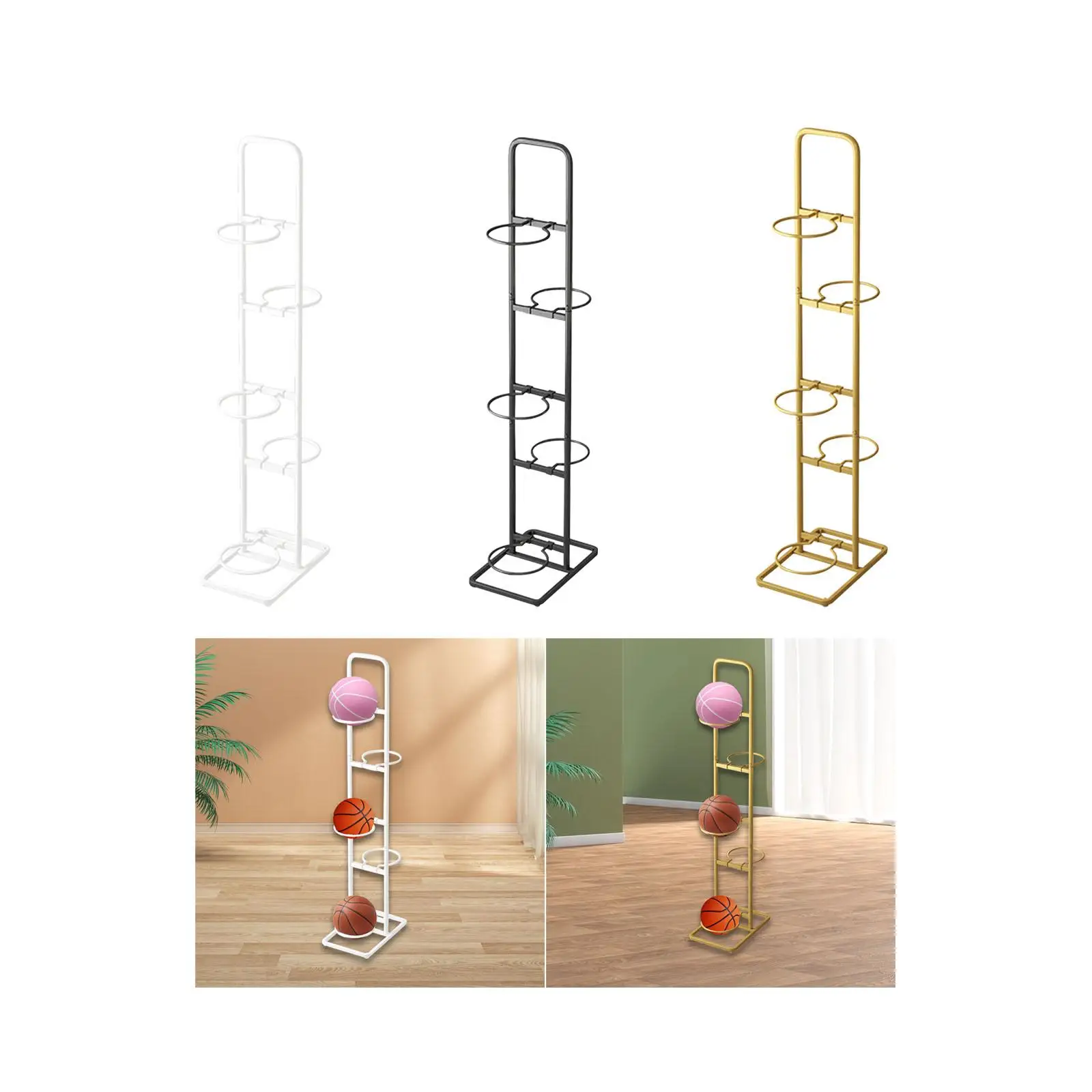 Basketball Ball Storage Rack Shelf Save Space Football Basketball Rack for Kindergarten Indoor Outdoor Garage Kids Room Home
Basketball Ball Storage Rack Shelf Save Space Football Basketball Rack for Kindergarten Indoor Outdoor Garage Kids Room Home