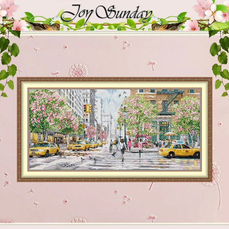 New York City Street Scenes Patterns Counted Cross Stitch Set 11CT 14CT 16CT Stamped DMC Cross-stitch Kit Embroidery Needlework
New York City Street Scenes Patterns Counted Cross Stitch Set 11CT 14CT 16CT Stamped DMC Cross-stitch Kit Embroidery Needlework