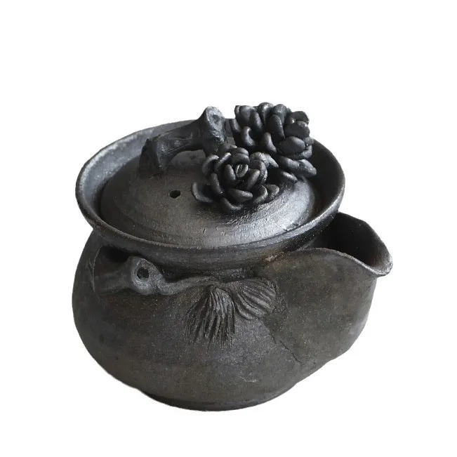 Japanese-style teapot intangible heritage firing skills, chai kiln hand-kneading coarse pottery hand-grasping pot
Japanese-style teapot intangible heritage firing skills, chai kiln hand-kneading coarse pottery hand-grasping pot
