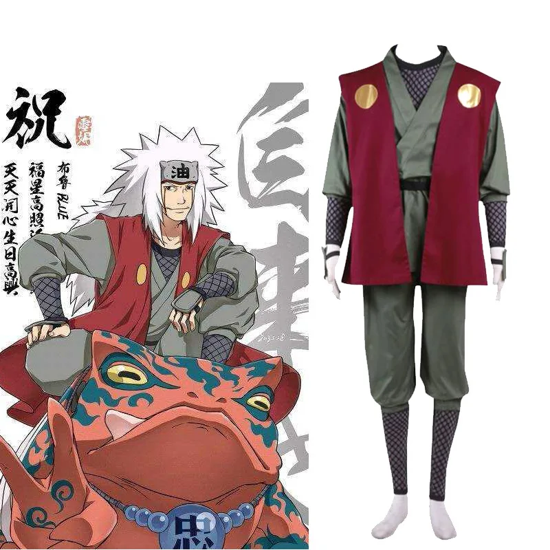 Huo Ying Jiraiya Cosplay Costume, Cosplay Costume Of The Lustful Sage Jiraiya, The First Generation Sage Outfit
Huo Ying Jiraiya Cosplay Costume, Cosplay Costume Of The Lustful Sage Jiraiya, The First Generation Sage Outfit