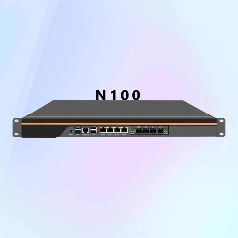 1U Rack-mounted Router N100 N150 N200 N305 N355 4*2.5G Expansion 10gbe Mini Pc Sfp Rackmount 10G SFP+ Firewall Sfp
1U Rack-mounted Router N100 N150 N200 N305 N355 4*2.5G Expansion 10gbe Mini Pc Sfp Rackmount 10G SFP+ Firewall Sfp
