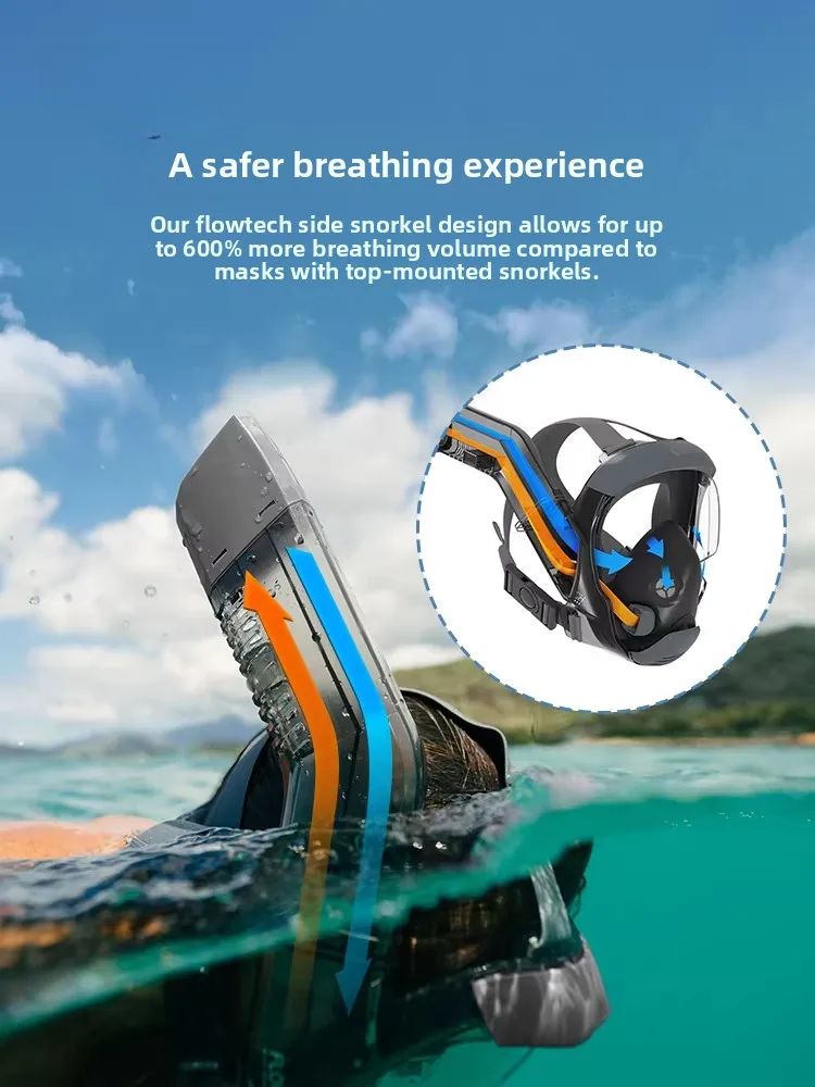 Snorkeling Mask Diving Goggles Adult Anti-fog Mask Full Dry Snorkel Equipment
Snorkeling Mask Diving Goggles Adult Anti-fog Mask Full Dry Snorkel Equipment
