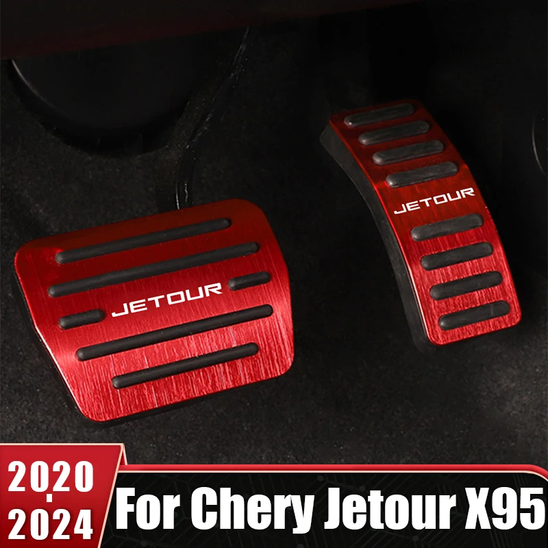 Aluminum Car Pedals Cover Foot Brake Gas Accelerator Clutch Cover Non-Slip Pad For Chery Jetour X95 2020 2021 2022 2023 2024
Aluminum Car Pedals Cover Foot Brake Gas Accelerator Clutch Cover Non-Slip Pad For Chery Jetour X95 2020 2021 2022 2023 2024