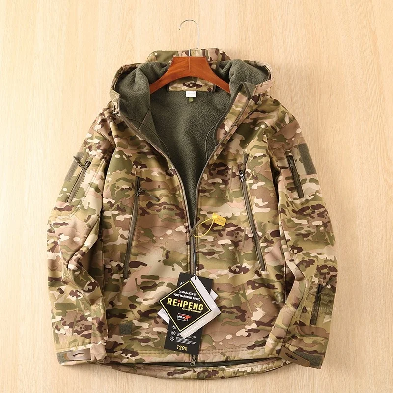 TaoTronics Men's Outdoor Tactical Fce-Lined Soft ell Jaet Water-Resistant Spring Autumn Faion Urban Sle Long Sv...
TaoTronics Men's Outdoor Tactical Fce-Lined Soft ell Jaet Water-Resistant Spring Autumn Faion Urban Sle Long Sv...