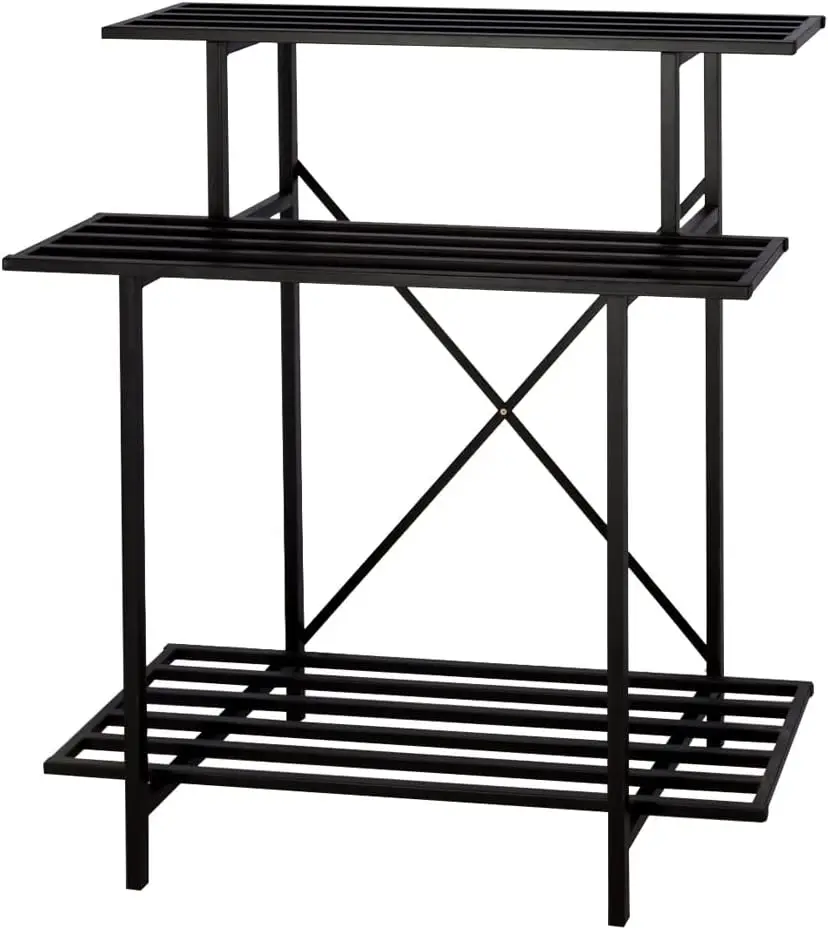 3 Tier Sturdy Plant Stand Space-Saving Heavy Duty Plant Holder for Home Indoor and Outdoor, L35.43
3 Tier Sturdy Plant Stand Space-Saving Heavy Duty Plant Holder for Home Indoor and Outdoor, L35.43