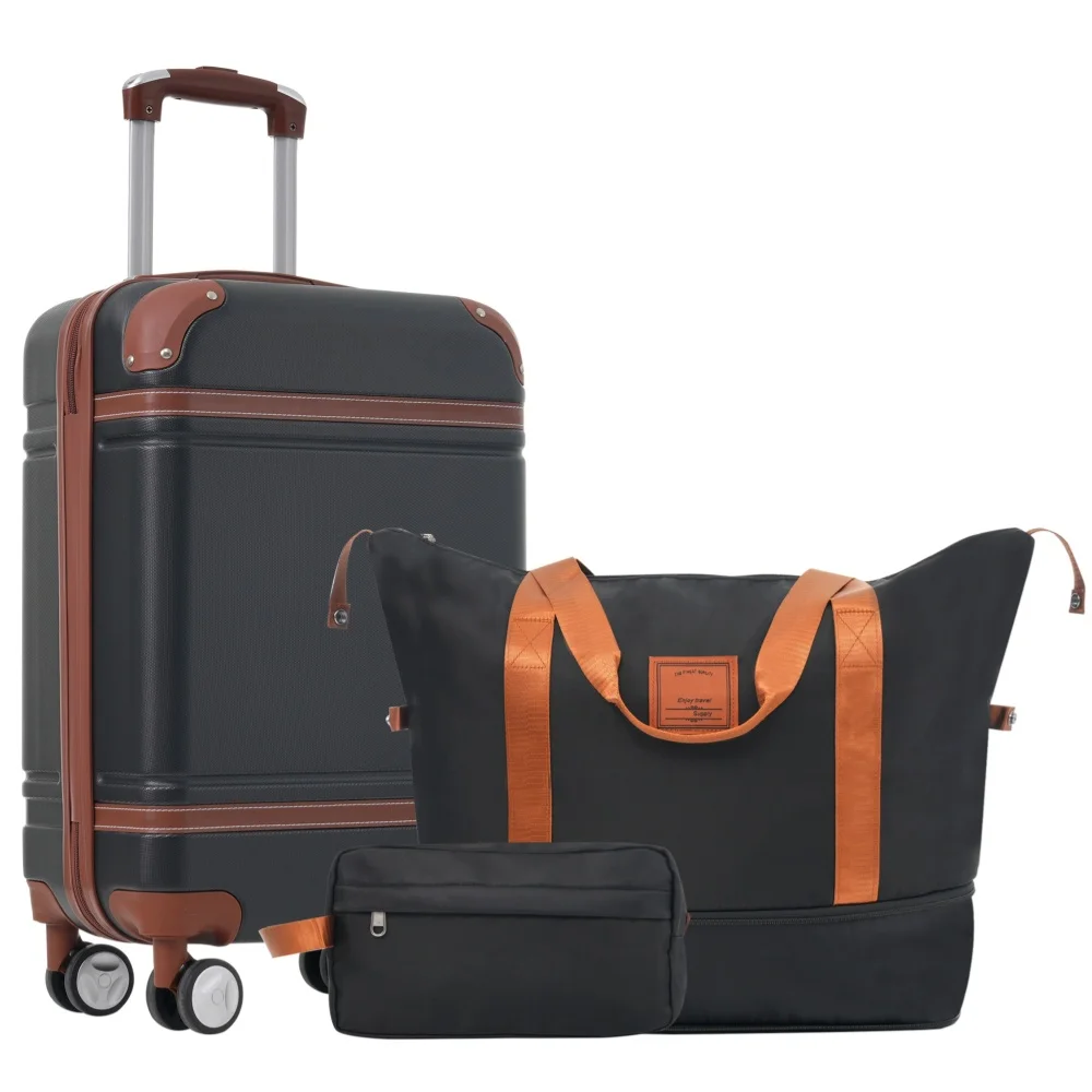 Hardshell Luggage Sets with Bags Carry-on Suitcase 20 Inch Double Spinner Wheels TSA Lock Travel Suitcase Rolling Luggage Case
Hardshell Luggage Sets with Bags Carry-on Suitcase 20 Inch Double Spinner Wheels TSA Lock Travel Suitcase Rolling Luggage Case