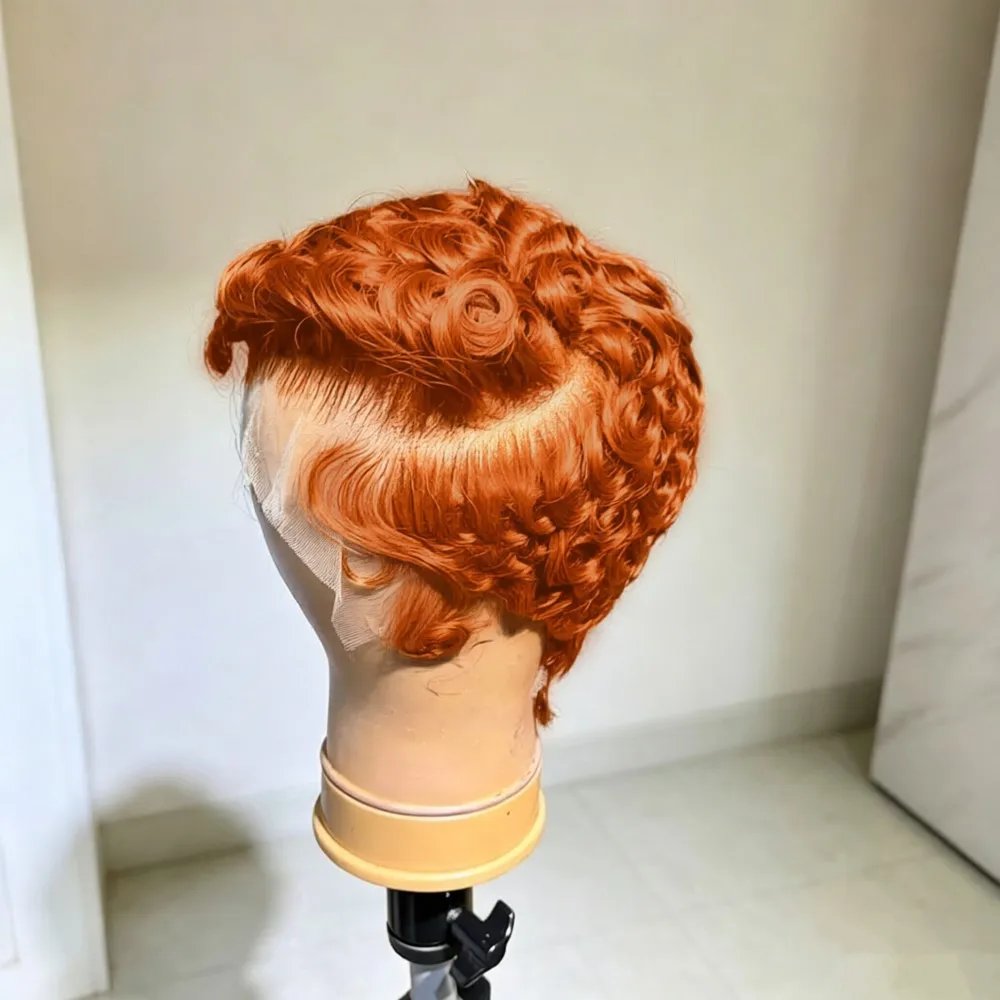 13*4 frontal lace transparent human hair wigs for women short curly human hair wigs daily use natural look
13*4 frontal lace transparent human hair wigs for women short curly human hair wigs daily use natural look