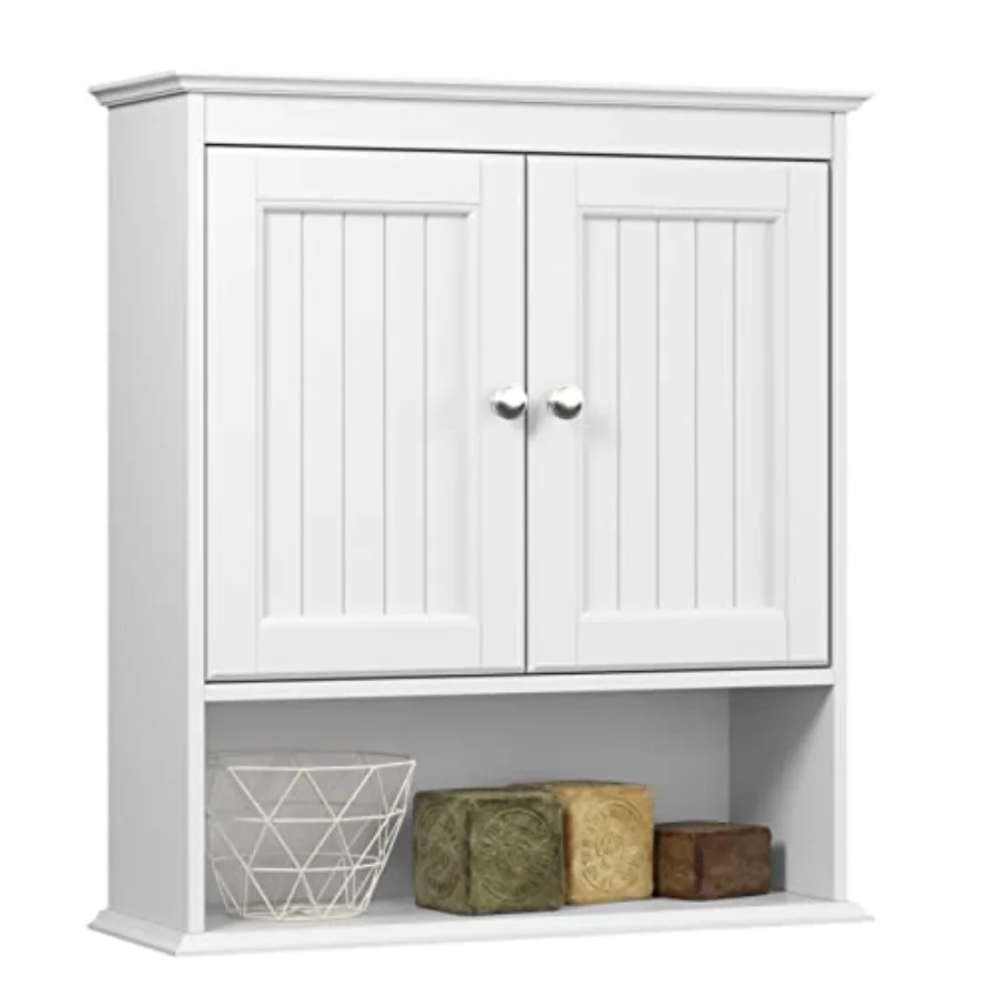 Wall Mounted Bathroom Cabinet with Doors and Shelves Over The Toilet White Wood Floating Cabinet with Storage Modern Wall Hangi
Wall Mounted Bathroom Cabinet with Doors and Shelves Over The Toilet White Wood Floating Cabinet with Storage Modern Wall Hangi