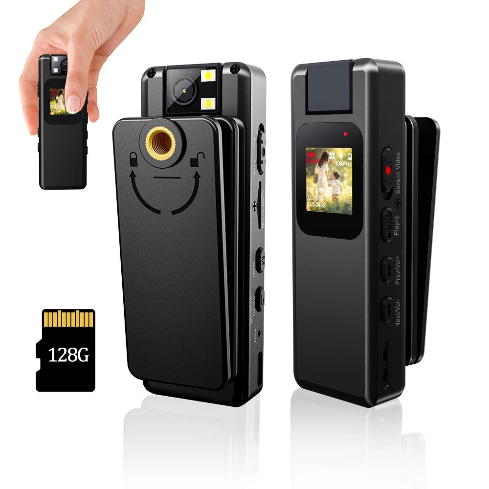 Vandlion A57 Mini Camera HD 1080P Motion Detection Video Voice Recorder 1000mAh Large Battery Capacity Sports DV Camcorders
Vandlion A57 Mini Camera HD 1080P Motion Detection Video Voice Recorder 1000mAh Large Battery Capacity Sports DV Camcorders