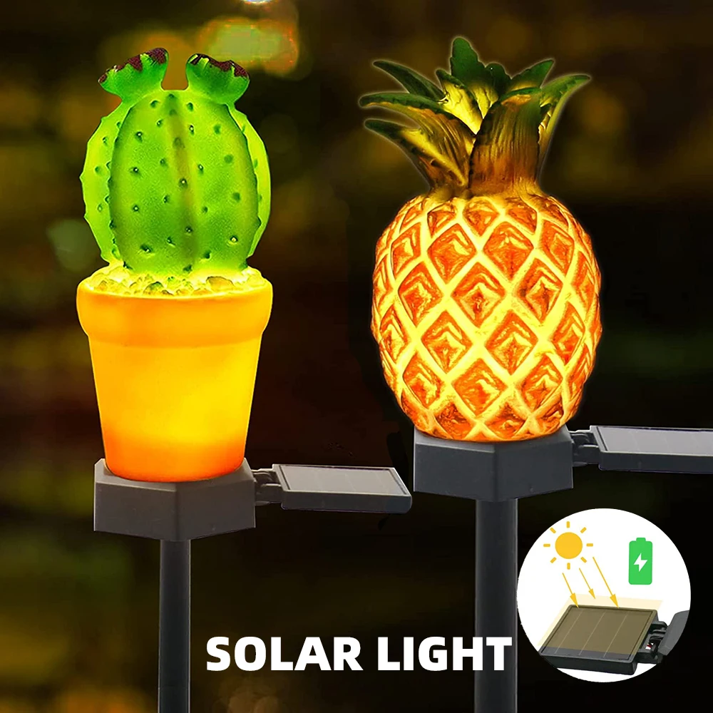 Solar Led Outdoor Pineapple Cactus Lawn Lamps Garden Lights Waterproof for Country House Vegetable Patch Holiday Backyard Decor
Solar Led Outdoor Pineapple Cactus Lawn Lamps Garden Lights Waterproof for Country House Vegetable Patch Holiday Backyard Decor