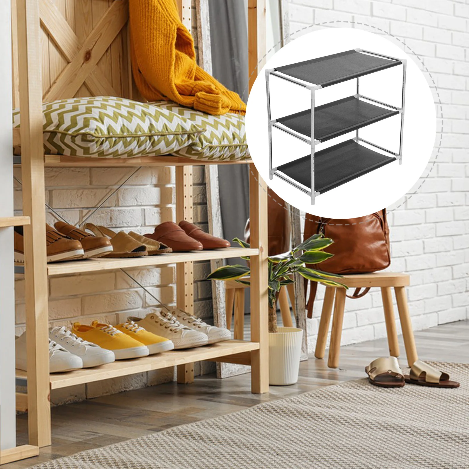 Dustproof 3-Layer Shoe Rack Organizer Steel Shoes Storage Holder Compact Multi-Layer Shoe Organizer for Entryway Bedroom Living
Dustproof 3-Layer Shoe Rack Organizer Steel Shoes Storage Holder Compact Multi-Layer Shoe Organizer for Entryway Bedroom Living