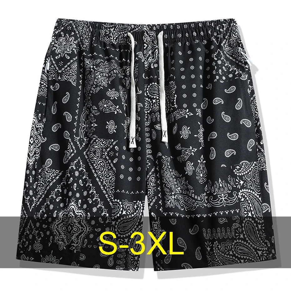 Summer Shorts Men Bandana Paisley Shorts Fashion Casual Hawaiian Beach Shorts Male
Summer Shorts Men Bandana Paisley Shorts Fashion Casual Hawaiian Beach Shorts Male