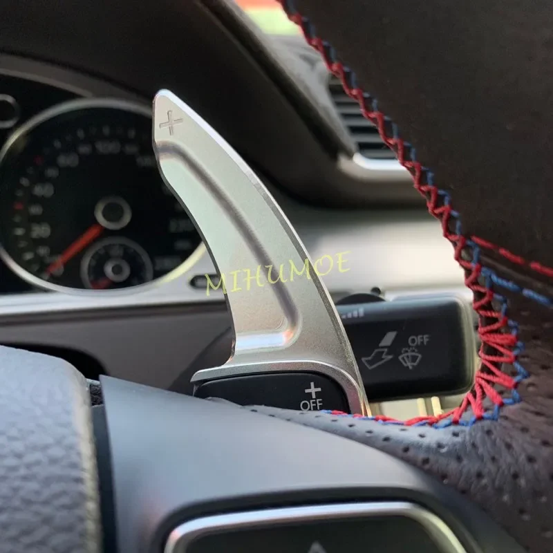 For VW Golf GTI R MK6 Polo Tiguan Touareg Eos Passat B7 Interior Steering Wheel Paddle Shifter Extension Trim Accessories Silver
For VW Golf GTI R MK6 Polo Tiguan Touareg Eos Passat B7 Interior Steering Wheel Paddle Shifter Extension Trim Accessories Silver