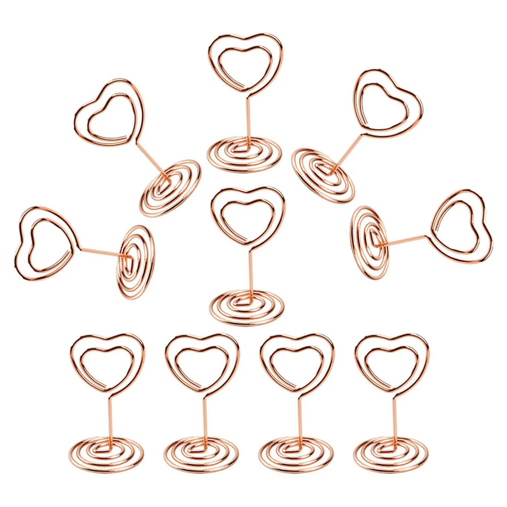 12pcs Heart Shaped Note Holders Metal Card Stand for Table Numbers Photos Elegant Rose Gold Mini Size Wedding Favors
12pcs Heart Shaped Note Holders Metal Card Stand for Table Numbers Photos Elegant Rose Gold Mini Size Wedding Favors