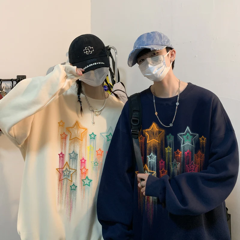 Men's Oversized Plain Funny Autumn Hoodie Fashion Star Print White Hoodies for Men Unisex Casual Wear Hoody Male Sweatshirt
Men's Oversized Plain Funny Autumn Hoodie Fashion Star Print White Hoodies for Men Unisex Casual Wear Hoody Male Sweatshirt