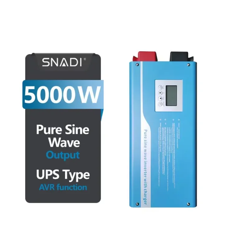 Solar Power DC/AC 12V 24V Frequency Sine Wave 90% Efficiency Inverter Vehicle Emergency Power Converter 1-5KW Off-grid
Solar Power DC/AC 12V 24V Frequency Sine Wave 90% Efficiency Inverter Vehicle Emergency Power Converter 1-5KW Off-grid