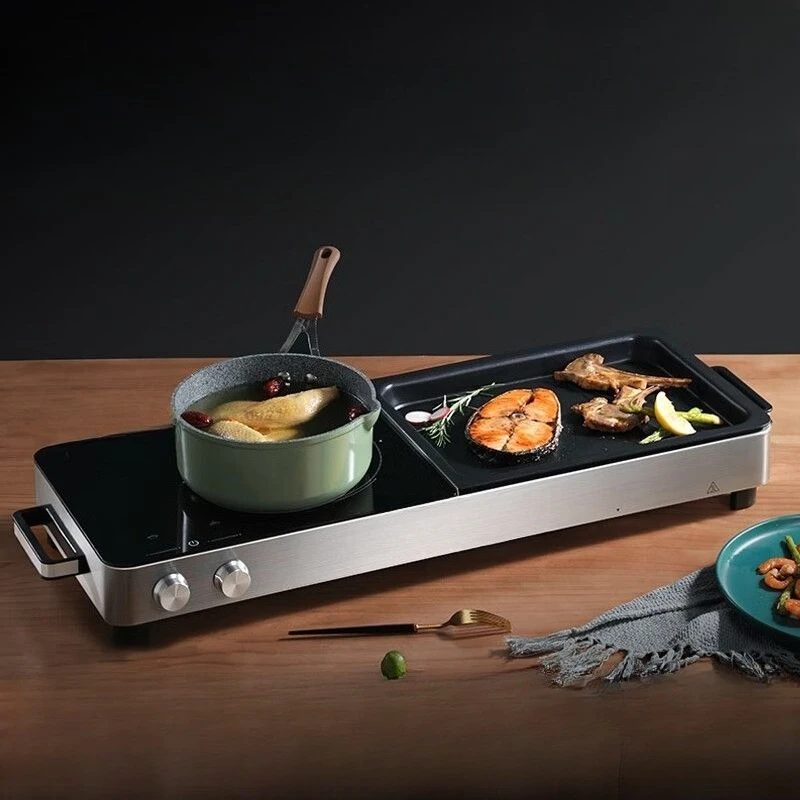 Shabu-roast integrated pot barbecue household electric barbecue pan hot pot barbecue multi-functional cooking pot
Shabu-roast integrated pot barbecue household electric barbecue pan hot pot barbecue multi-functional cooking pot