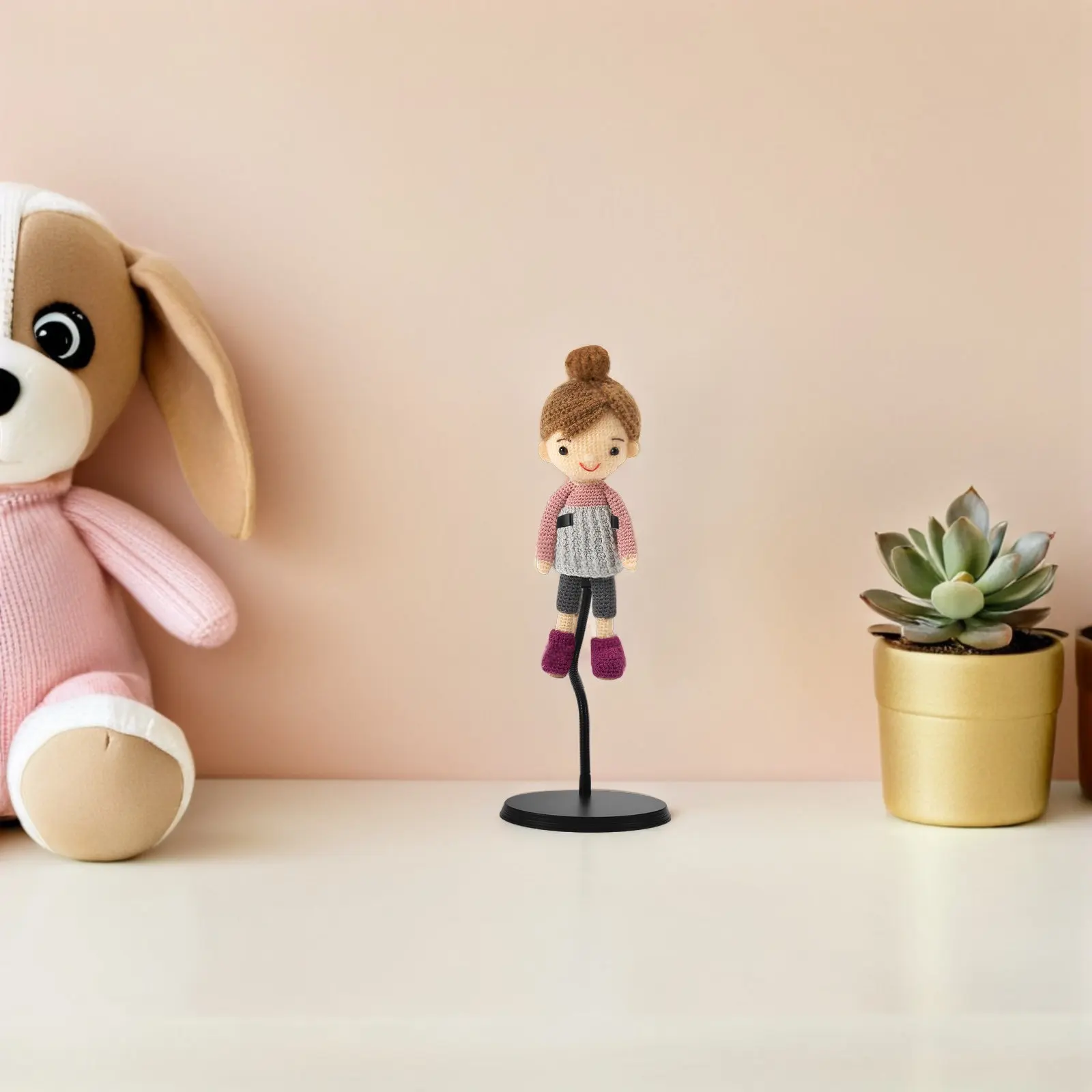 Action Figure Display Stand Bendable Flexible Oval Base Stable Adjustable Holder for 15-30Cm Character Figures Posing Display
Action Figure Display Stand Bendable Flexible Oval Base Stable Adjustable Holder for 15-30Cm Character Figures Posing Display
