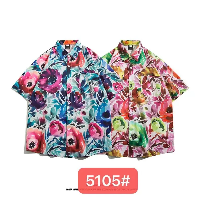 Printed Short Sleeved Shirt Korean Version Fashionable Men's And Women's Business Travel Lightweight Couple Outfit Summer Shirt
Printed Short Sleeved Shirt Korean Version Fashionable Men's And Women's Business Travel Lightweight Couple Outfit Summer Shirt
