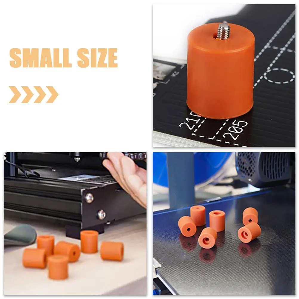 Комплект из 4 силиконовых буферов для выравнивания стола 3D-принтера, снижающие вибрацию, долговечные, с тонкой проработкой деталей
Комплект из 4 силиконовых буферов для выравнивания стола 3D-принтера, снижающие вибрацию, долговечные, с тонкой проработкой деталей