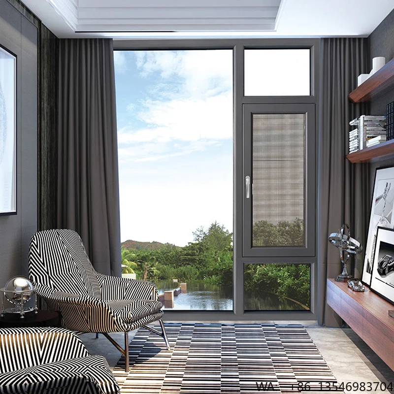 Wholesale Price Fashion Style Soundproof Hurricane Impact Thermal Break Design Aluminum Alloy Frame Tilt and Turn Window
Wholesale Price Fashion Style Soundproof Hurricane Impact Thermal Break Design Aluminum Alloy Frame Tilt and Turn Window