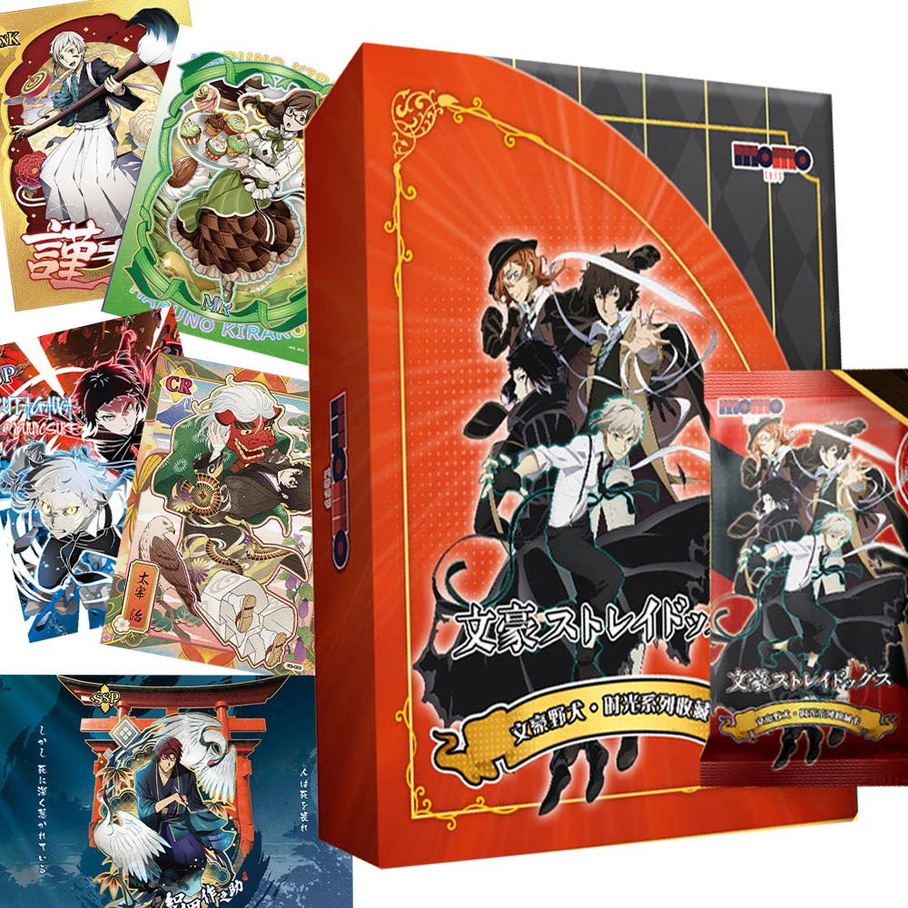Original Bungo Stray Dogs Cards Charming Figures Dazai Osamu Nakahara Chuuya Anime Battle Trading Collection Cards Birthday Gift
Original Bungo Stray Dogs Cards Charming Figures Dazai Osamu Nakahara Chuuya Anime Battle Trading Collection Cards Birthday Gift