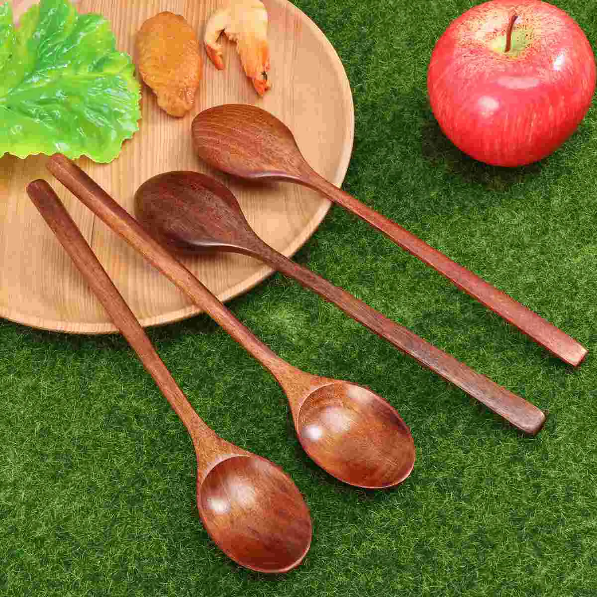 4 Pcs Serving Spoon Soup Ladle Home Kitchen Utensils Japanese-style Wooden Long Handle Spoons
4 Pcs Serving Spoon Soup Ladle Home Kitchen Utensils Japanese-style Wooden Long Handle Spoons