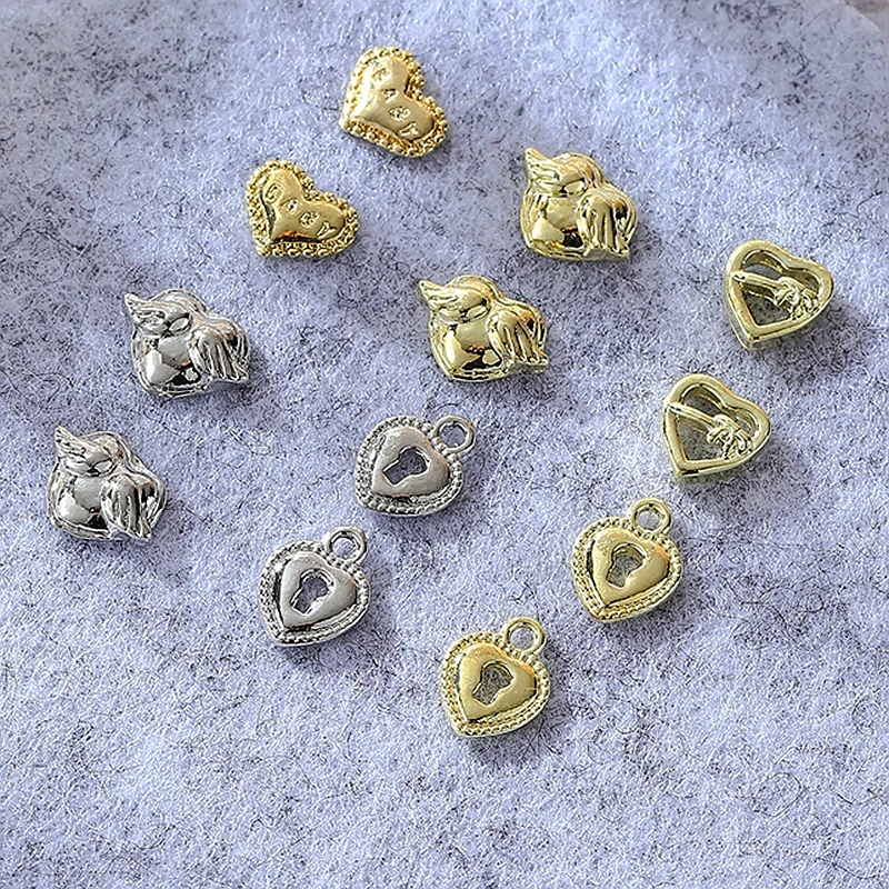 20PCS 3D Metal Nail Art Decorations Heart Charms Accessories Love Lock For Manicure Decor Nail Styling Design Supplies Tool
20PCS 3D Metal Nail Art Decorations Heart Charms Accessories Love Lock For Manicure Decor Nail Styling Design Supplies Tool