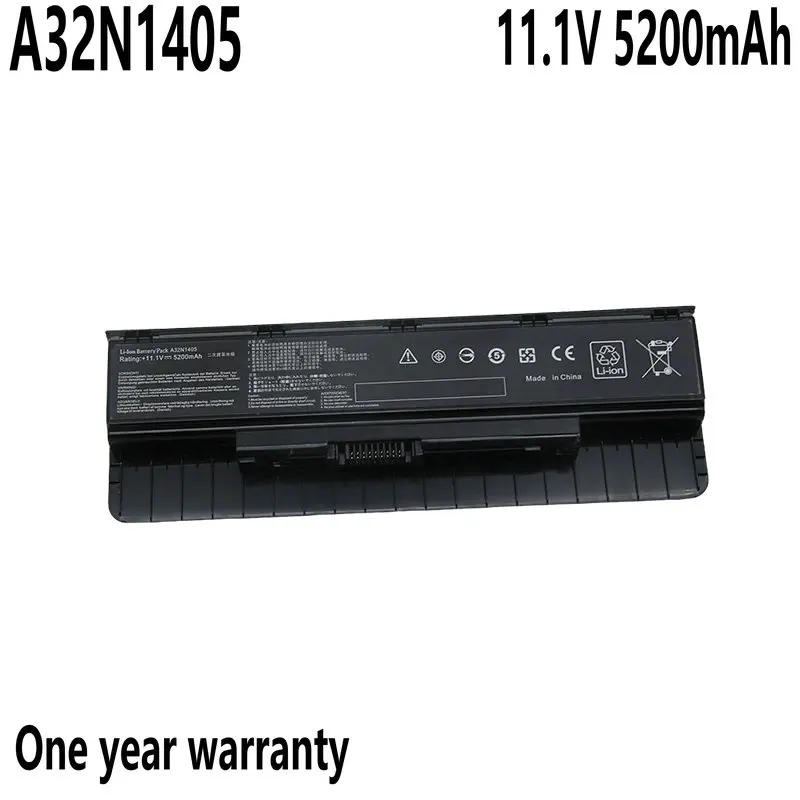 11.1V 5200mAh New A32N1405 Battery For ASUS G58JM G58JK G58JW G771K GL551 N551ZU N551JM N551J N551V N551Z G771J Laptop
11.1V 5200mAh New A32N1405 Battery For ASUS G58JM G58JK G58JW G771K GL551 N551ZU N551JM N551J N551V N551Z G771J Laptop