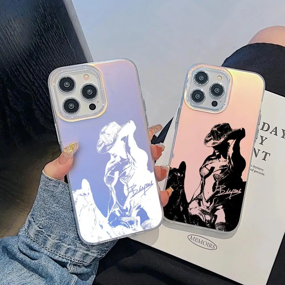Singer B-Beyonce Cowboy Phone Case For iPhone 17 16 15 14 13 12 11 Pro Max Plus Transparent Aurora Laser Gradient Cover
Singer B-Beyonce Cowboy Phone Case For iPhone 17 16 15 14 13 12 11 Pro Max Plus Transparent Aurora Laser Gradient Cover