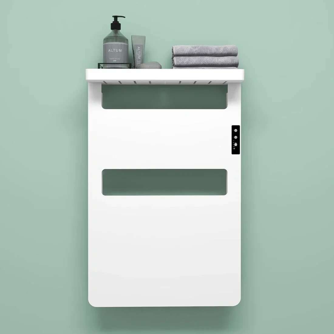 Infrarotheizung bathroom accessories wall mounted electric towel warmer holder with smart touch control
Infrarotheizung bathroom accessories wall mounted electric towel warmer holder with smart touch control