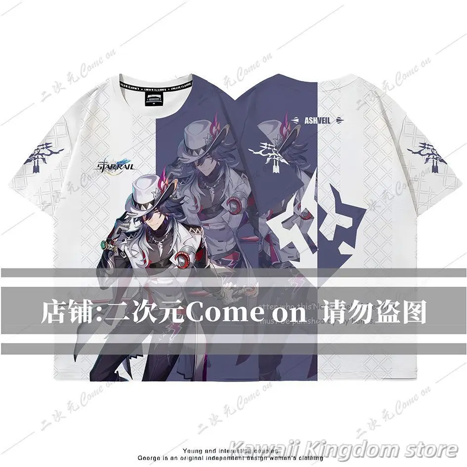 Honkai: Star Rail Ashveil Summer Anime T Shirt Summer Men T-Shirt Casual Women Crew Neck Short Sleeve Tees shorts
Honkai: Star Rail Ashveil Summer Anime T Shirt Summer Men T-Shirt Casual Women Crew Neck Short Sleeve Tees shorts