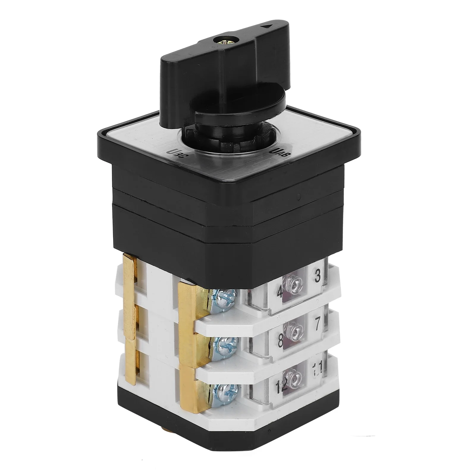 Universal Electric Cam Switch Rotary Switches LW12D‑16YH3/3 220V‑380V 16A 4 Positions
Universal Electric Cam Switch Rotary Switches LW12D‑16YH3/3 220V‑380V 16A 4 Positions