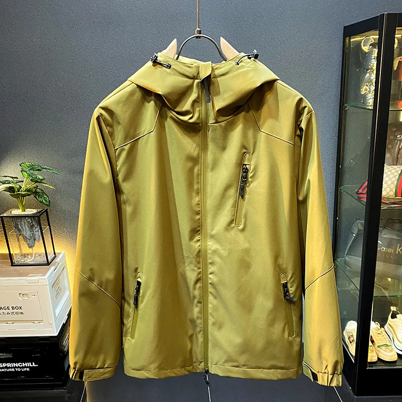 Autumn Coat Men's Hooded Jacket 2024 New Trendy All-Match Loose Cargo Outdoor Jacket
Autumn Coat Men's Hooded Jacket 2024 New Trendy All-Match Loose Cargo Outdoor Jacket