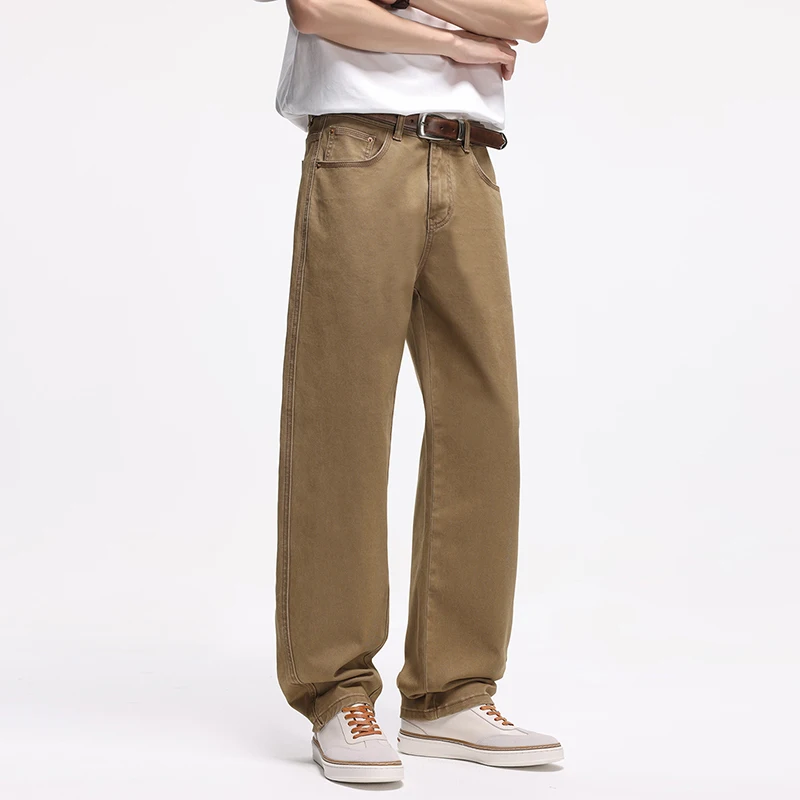 Plus Size Elastic Jeans Men Vintage Casual Loose Straight Khaki Strech Denim Pants Jeans Man Commute Fashion Jeans Trousers
Plus Size Elastic Jeans Men Vintage Casual Loose Straight Khaki Strech Denim Pants Jeans Man Commute Fashion Jeans Trousers