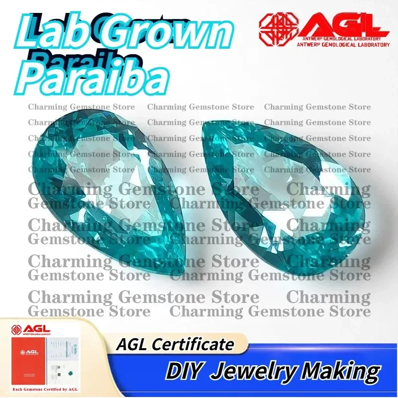 Lab Grown Paraiba Pear Cut Gemstone for Jewelry Making DIY Charms Earrings Rings Lab Created Paraiba Tourmaline for Pendant
Lab Grown Paraiba Pear Cut Gemstone for Jewelry Making DIY Charms Earrings Rings Lab Created Paraiba Tourmaline for Pendant