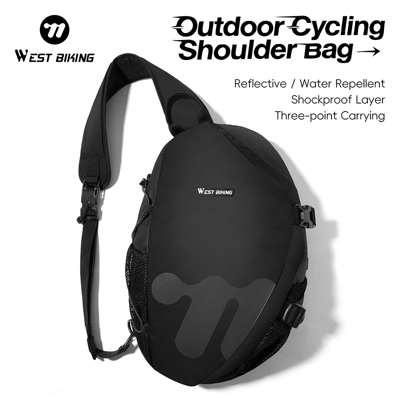 WEST BIKING Outdoor Cycling Shoulder Bike Bag 11.5L Reflective Waterproof Bicycle Shoulder Bag Quick Release Buckle Bicycle Bag
WEST BIKING Outdoor Cycling Shoulder Bike Bag 11.5L Reflective Waterproof Bicycle Shoulder Bag Quick Release Buckle Bicycle Bag