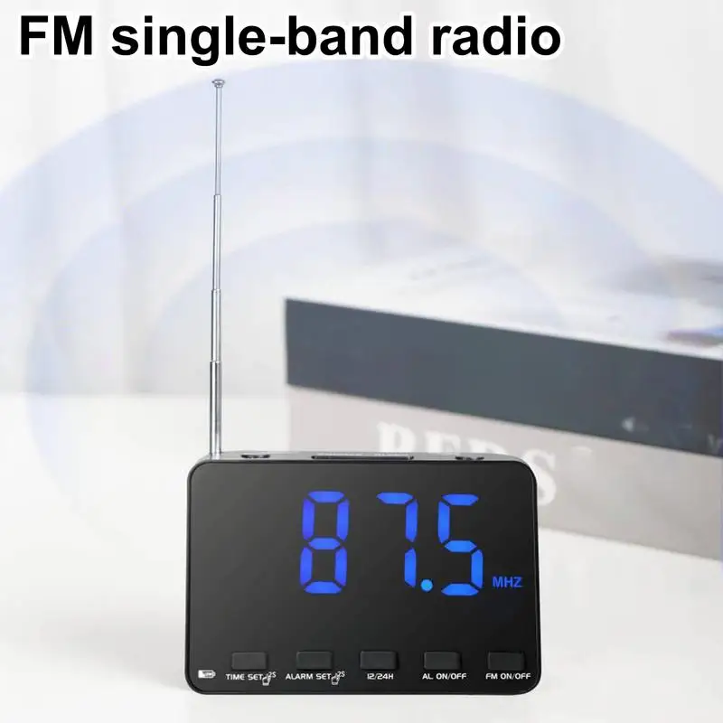 Радиобудильник, домашний радиоприемник, портативный многофункциональный FM-будильник, плеер для прикроватной тумбочки, дома, взрослых, подростков, детей, девочек
Радиобудильник, домашний радиоприемник, портативный многофункциональный FM-будильник, плеер для прикроватной тумбочки, дома, взрослых, подростков, детей, девочек